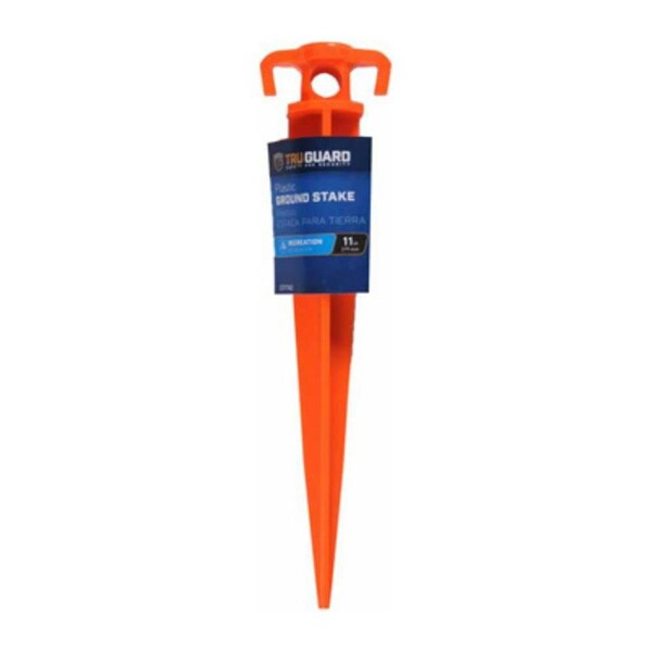 Capp/Usa 11 in. Tru Guard Plastic Stake; Orange CA697435 - main